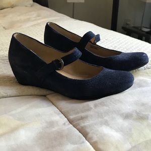 Suede Naturalizer Wedges